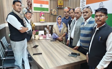 अभिभाषक संघ कठूमर के प्रतिनिधिमंडल ने सांसद संजना जाटव का किया स्वागत सम्मान