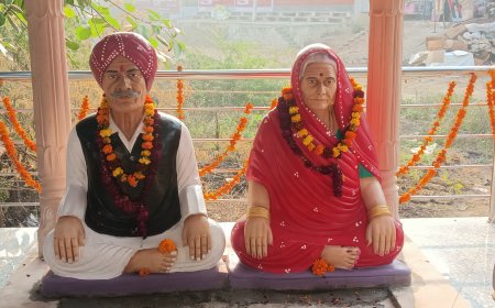 हलैना में भामाशाह दंपति की प्रतिमा की प्राण प्रतिष्ठा