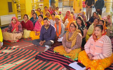 गायत्री शक्तिपीठ पीठ पर बैठक आयोजित विभिन्न बिंदुओं पर किया  विचार विमर्श