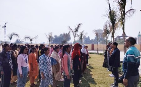 राष्ट्रीय सेवा योजना के तत्वावधान में  मनाया  संविधान दिवस