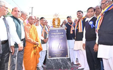 पाली मे हुआ डॉ़.बीआर.आंबेडकर की प्रतिमा अनावरण टीकाराम जूली ने किया उद्घाटन