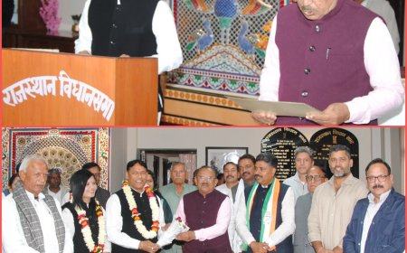 अंता विधानसभा वासियों के लिऐ 25 नंबर का दिन रहा अहम भाया ने  ली विधानसभा मे विधायक पद की शपथ