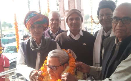 पूर्व सरपंच सोलेत की प्रतिमा अनावरण, ग्रामीण बोले— गांव की पहचान थे सोलेत साहब, अब प्रेरणा बन साथ रहेंगे