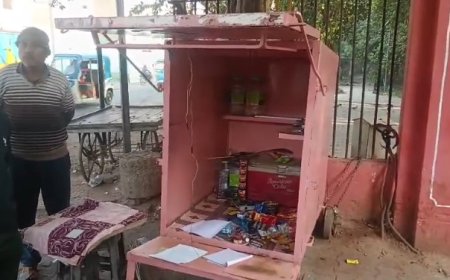 कंपनी बाग गेट के पास खोखे में चोरी10 हजार का नुकसान