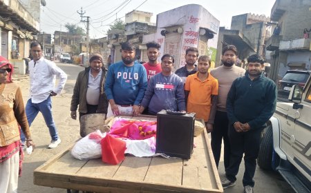 लक्ष्मणगढ़ में दिखी अनोखी श्रद्धा,भजनों की धुन पर निकली बंदर की अंतिम यात्रा