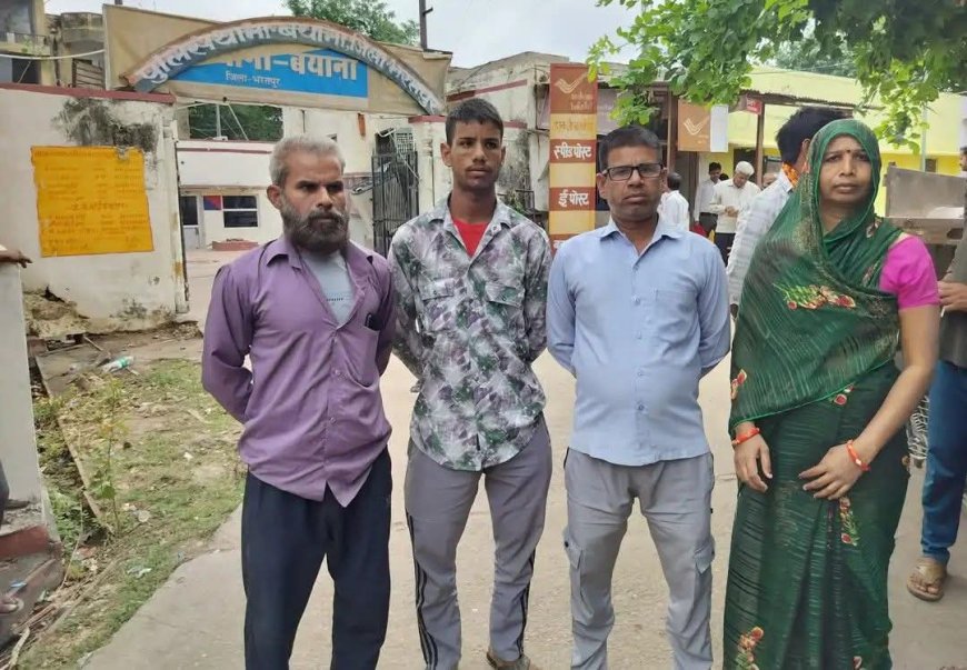 बयाना में हेड कॉन्स्टेबल पर रिश्वत लेने का आरोप:मारपीट के मुकदमे में राहत के लिए मांगे, एएसपी ने मांगी रिपोर्ट