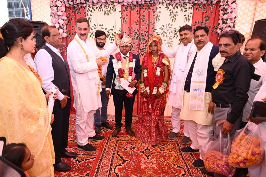 सर्वजातीय एवं सामूहिक विवाह सम्मेलन आज के समय की बड़ी जरूरत - जूली