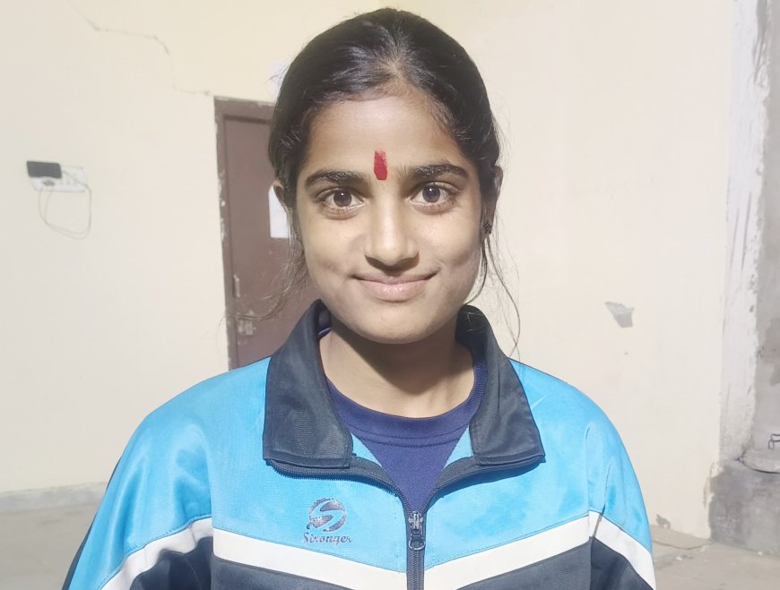 टपूकड़ा की बेटी ने राज्य स्तर पर जीता गोल्ड मेडल 