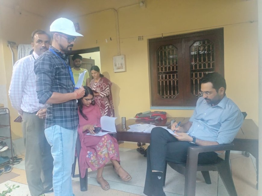 विशेष गहन पुनरीक्षण कार्यक्रम 2026 , जिले भर में बीएलओ मतदाताओं के घर-घर पहुंचे