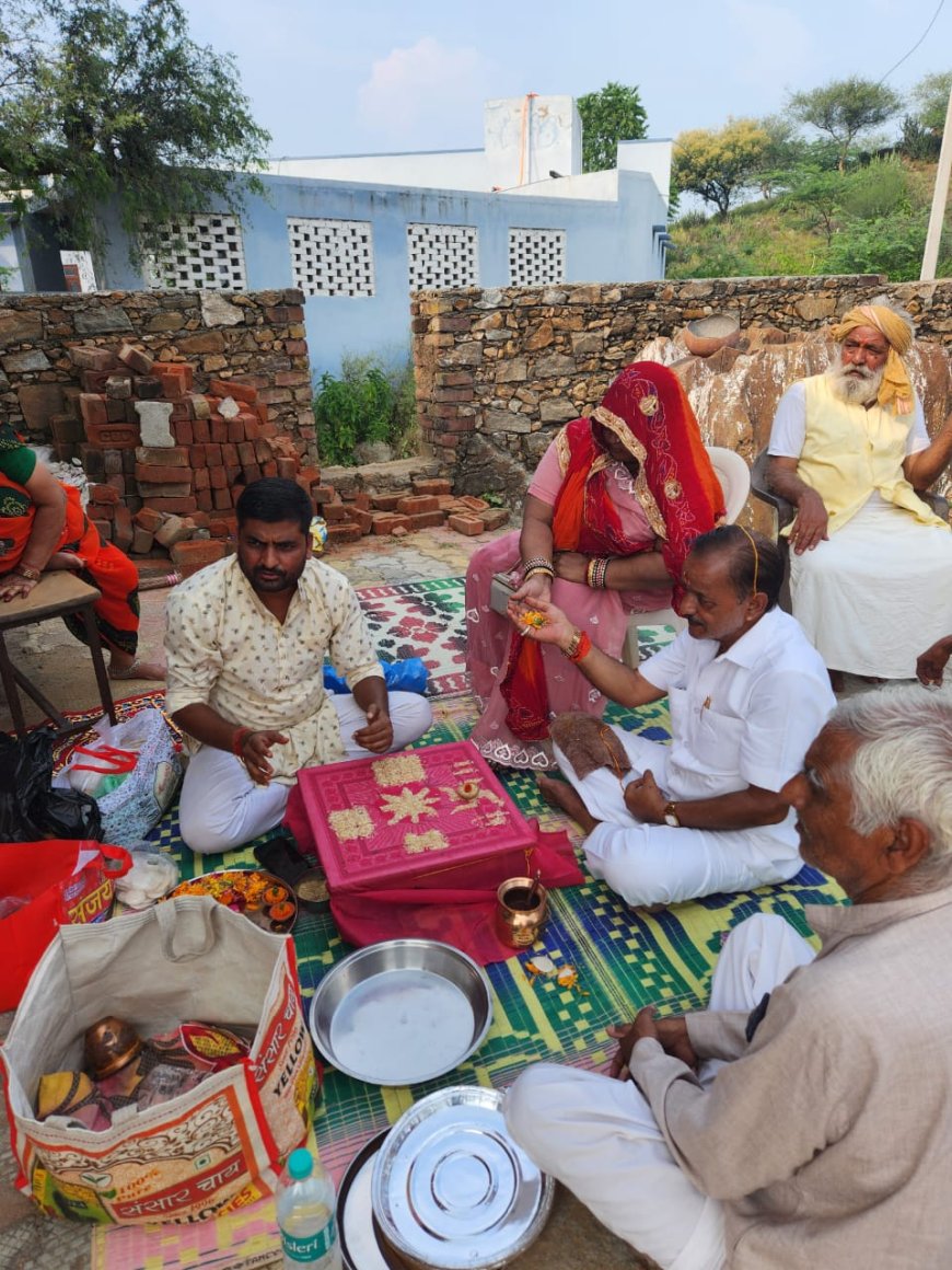 कोटडी ( लुहारवास ) मे माता सती सत्यवान देवस्थान का जीर्णोद्धार प्रारंभ