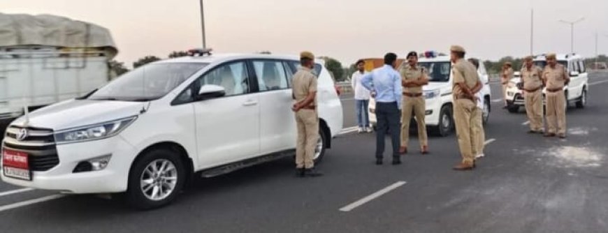 जालोर कलेक्टर गावड़े व एसपी इंदौलिया आऐ एक्शन में, भारतमाला एक्सप्रेस - वे पर अवैध ढाबे ओर सड़क किनारे पार्किंग पर सख्ती