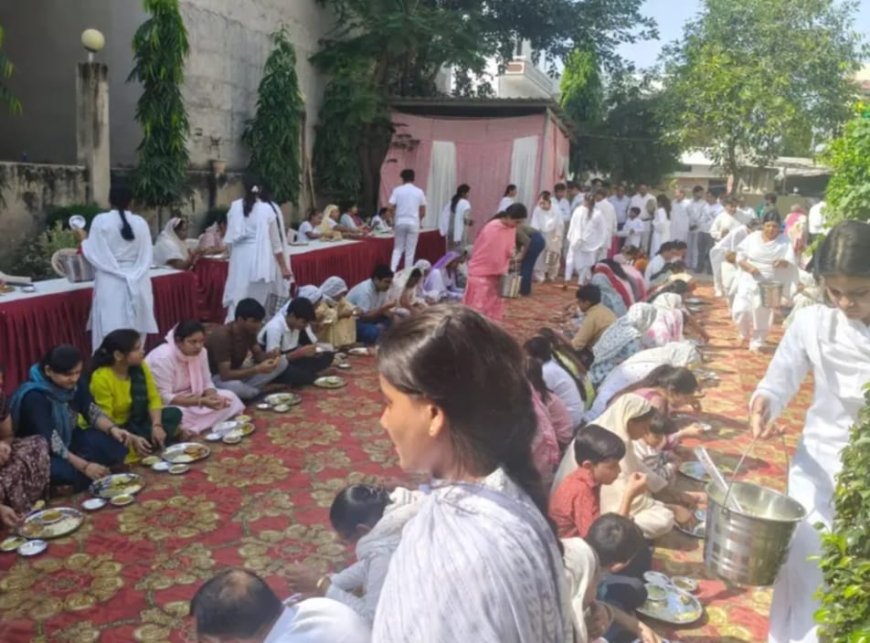 प्रजापिता ब्रह्माकुमारी ओम शांति भवन में भव्य अन्नकूट महोत्सव का आयोजन
