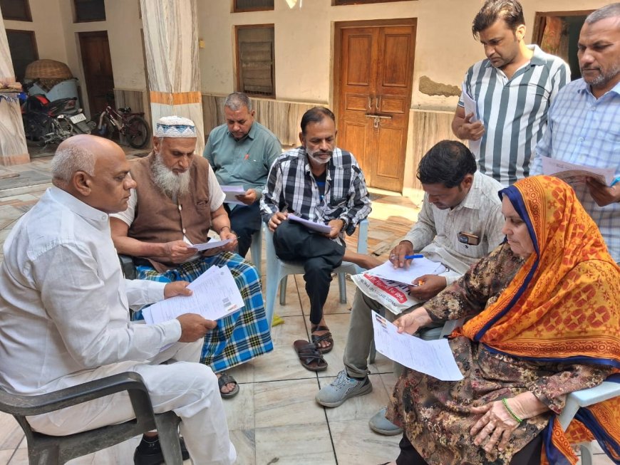 मतदाता सूची का गहन पुनरीक्षण अभियान शुरू,  बीएलओ ने घर-घर जाकर दी जानकारी