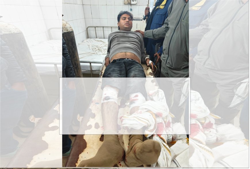 पुलिस से मुठभेड़ में पैरों में गोली लगने के बाद 10 हजार का इनामी बदमाश जाहिद उर्फ बुल्टी मेव गिरफ्तार