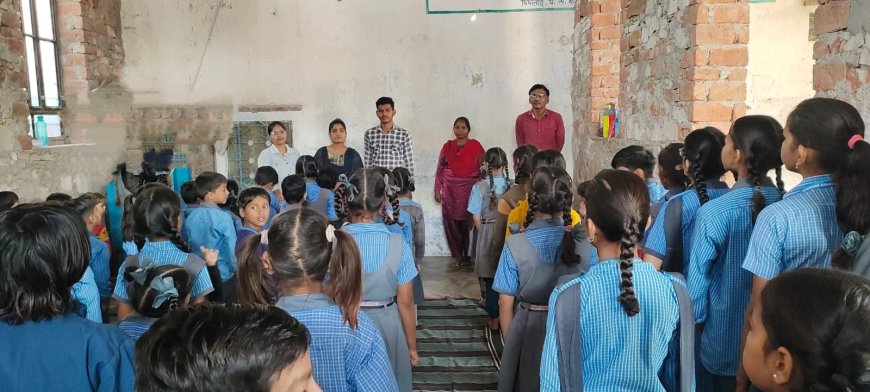 भारत के राष्ट्रीय गीत 'वंदे मातरम' की 150वीं वर्षगांठ के अवसर पर ज्योति शिक्षण संस्थान में आयोजित हुए कार्यक्रम