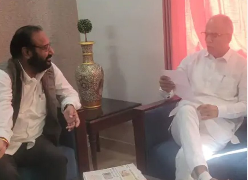 जलदाय मंत्री से मिले रामगढ़ विधायक:पेयजल समस्या को लेकर की चर्चा, हर संभव मदद का मिला भरोसा