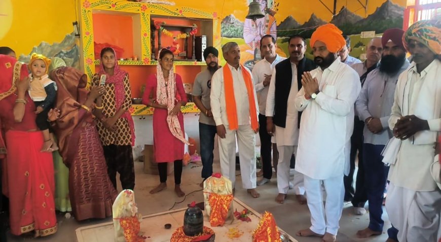 गोविंदगढ़  में शिव शक्ति मंदिर का विधिवत उद्घाटन