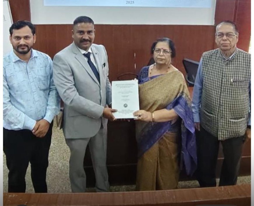 बलाना के राजकिशन को मिली पीएचडी की उपाधि