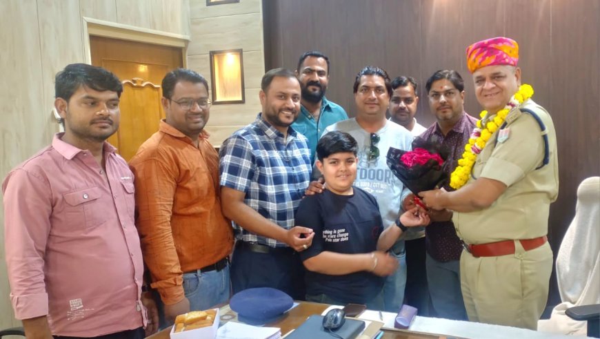 पुलिस उप अधीक्षक विक्की नागपाल का किया स्वागत