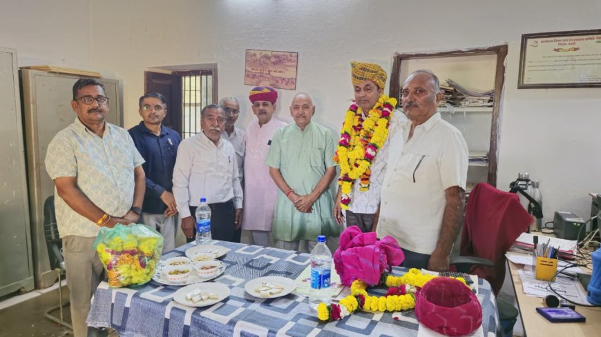 निम्बेश्वर महादेव की धर्मशाला में ग्राम विकास अधिकारी संघ के जिलाध्यक्ष पद हेतु निर्वाचन प्रक्रिया हुई संपन्न