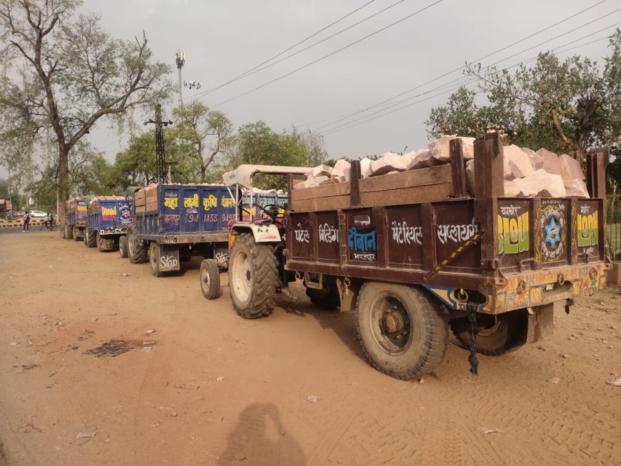 अवैध खनन रोकथाम अभियान टांय टांय फिस, अवैध खनन से उजडती पहाडियां; ग्रामीण चिन्तित,प्रशासन बना मूक-बधिर