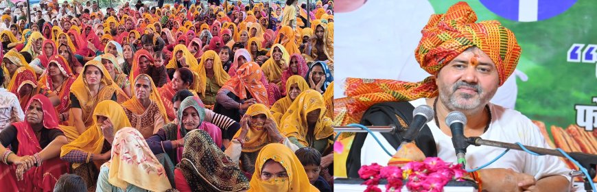 भागवत कथा में मनाया नंदोत्सव,  भजनों पर झूमे श्रद्धालु