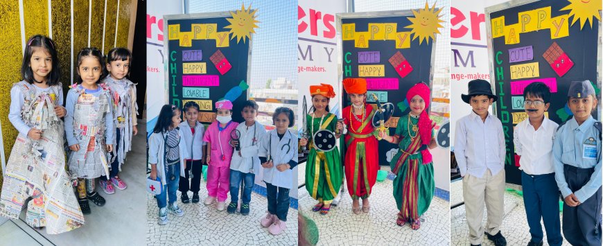 लिटिल स्केटर्स प्री-स्कूल में बाल दिवस पर धमाकेदार फैन्सी ड्रेस प्रतियोगिता