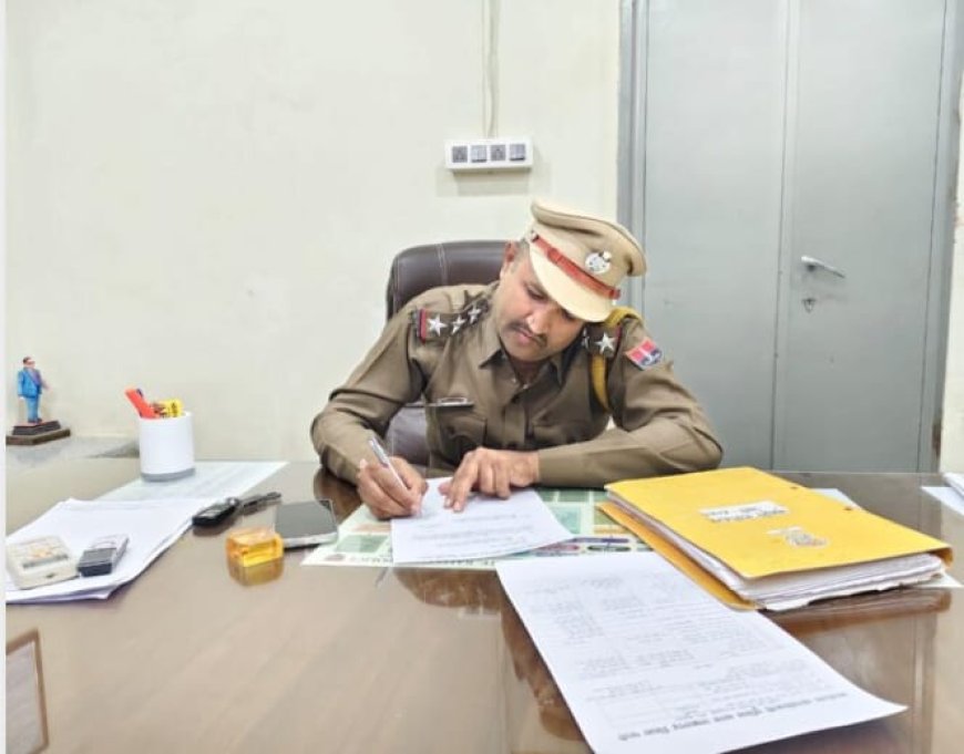 तखतगढ़ थानाधिकारी शैतान सिंह ने संभाला पदभार, बोले - कानून व्यवस्था मजबूत करना सर्वाच्चा प्राथमिकता