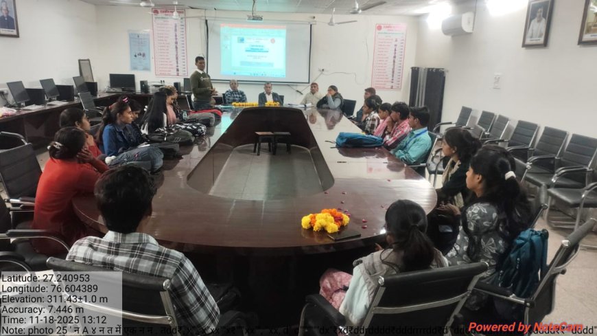 राजगढ़ महाविद्यालय में भूगोल विभाग द्वारा MA पूर्वाद्र्ध विद्यार्थियों का स्वागत कार्यक्रम हुआ आयोजित