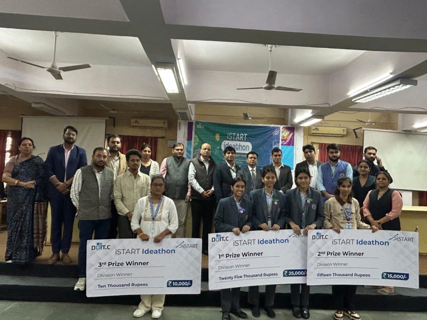 भरतपुर संभाग में आईस्टार्ट आइडियाथॉन 2025 का सफल आयोजन