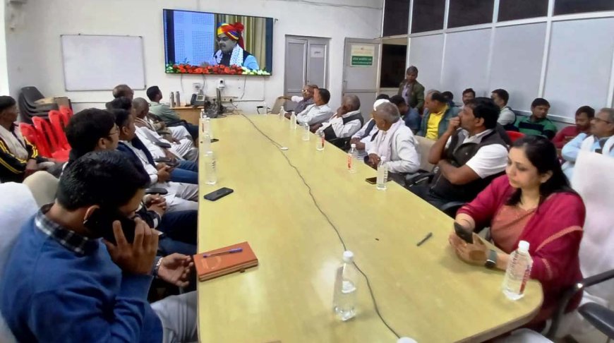 किसान के उगाए अन्न से देश के 140 करोड़ लोगों को थाली में भोजन- शर्मा