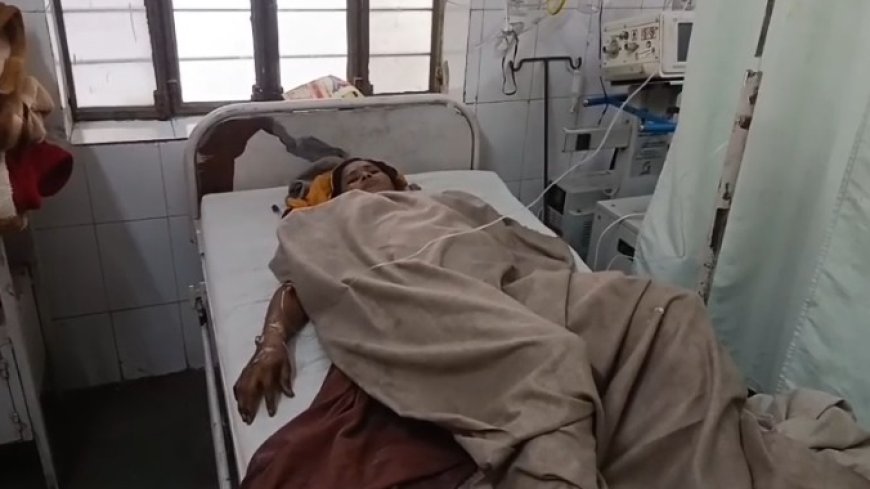 कपड़े सुखाते समय महिला करंट से झुलसी