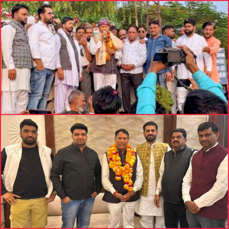 नव-निर्वाचित विधायक प्रमोद भाया की धन्यवाद यात्रा शुरू विधायक भाया ने जनता का जताया आभार