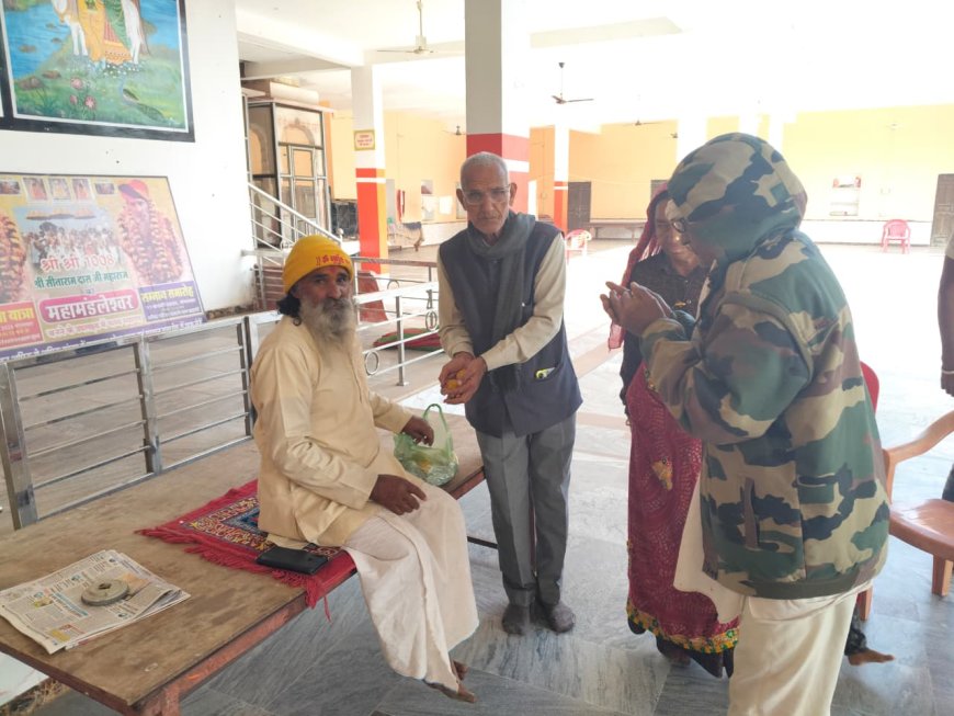 पचलंगी के झडाया नगर को नवसृजित ग्राम पंचायत बनने पर बांटी मिठाईयां