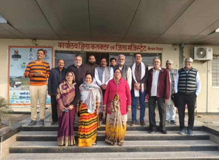 खैरथल में ब्राह्मण समाज के लोगों ने किया विरोध, आईएएस संतोष वर्मा पर कड़ी कार्रवाई की मांग