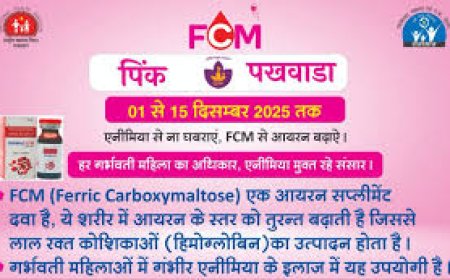 गर्भवती व धात्री महिलाओं में एनीमिया प्रबंधन के लिए पिंक पखवाड़ा