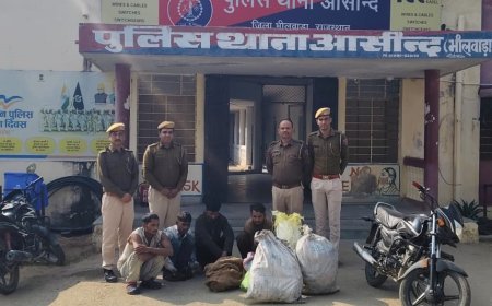 पुलिस थाना आसीन्द द्वारा थाना क्षेत्र में किसानों के खेतों में टयूबेल व कुओं से मोटर व केबिल चोरी की 17 वारदातों का खुलासा