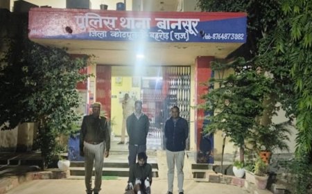 फायरिंग की घटना के बाद थानाधिकारी राजेश यादव की बड़ी कार्यवाही, वांछित आरोपी महिपाल गुर्जर का सहयोगी अवैध हथियार के साथ गिरफ्तार