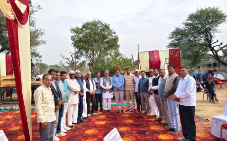 बुगाला के कैलाश मीणा की अचानक मृत्यु होने पर समाज के लोग बने सहारा, बेटी की शादी में किया आर्थिक सहयोग