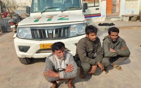 क्रशर प्लांट पर पुलिस की कार्रवाई, तीन बांगलादेशी घुसपैठिए गिरफ्तार