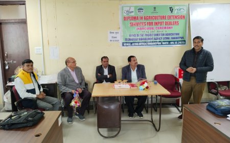 विश्व मृदा दिवस पर कृषि आदान विक्रेताओं के एक वर्षीय देसी डिप्लोमा कार्यक्रम का शुभारम्भ