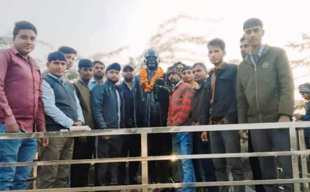 हरसाना मे मनाया डॉ. भीमराव अम्बेडकर का महापरिनिर्वाण दिवस