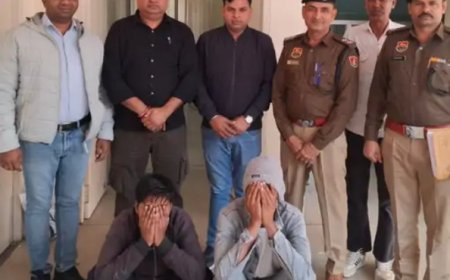 न्यूड वीडियो कॉल कर लाखों हड़पे: सीबीआई अफसर बनकर दी धमकी, अलवर से दो आरोपी अरेस्ट