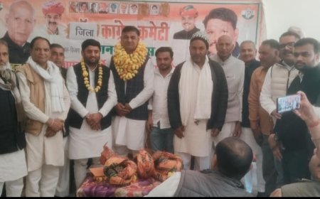 अखिल भारतीय कांग्रेस कमेटी के आह्वान पर वोट चोरी रोकने के लिए चलाए जा रहे महाअभियान के तहत 14 दिसंबर को दिल्ली रैली की तैयारियों को लेकर बैठक आयोजित