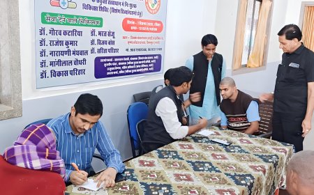 उपचार पाकर खिले दिव्यांगजनो के चेहरे, विशेष दिव्यांगजनो के लिए आयोजित हुआ चिकित्सा शिविर