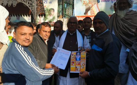 शिक्षक संघ ने प्रांतीय सम्मेलन में मुख्य अतिथि के रूप में गृह राज्य मंत्री बेढम को दिया आमंत्रण पत्र