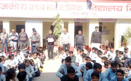 विद्यार्थियों को दी 21 दिसंबर को आयोजित की जाने वाली राष्ट्रीय लोक अदालत की जानकारी