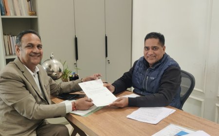 बानसूर विधायक ने जल संसाधन मंत्री को सौंपा मांग पत्र, दो नए बांध निर्माण की रखी मांग