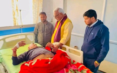 गृह राज्यमंत्री  बेढम ने विधायक कोली की जानी कुशलक्षेम