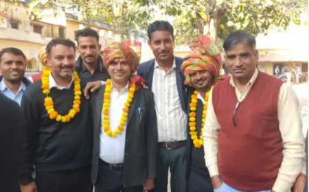 गोविंदगढ़ बार एसोसिएशन चुनाव, अमृतलाल सैनी अध्यक्ष बने: अन्य पदों पर निर्विरोध हुआ निर्वाचन, नए सदस्यों का किया स्वागत